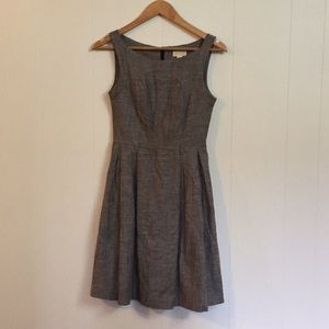 Grey fit/flare dress